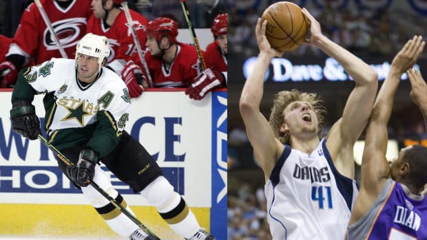 Mike Modano, Dallas Stars, Dirk Nowitzki, Dallas Mavericks